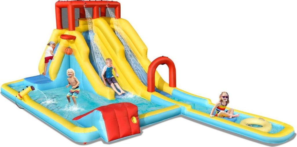 Castello gonfiabile con scivoli e cannone ad acqua 622 cm Immagine del prodotto 