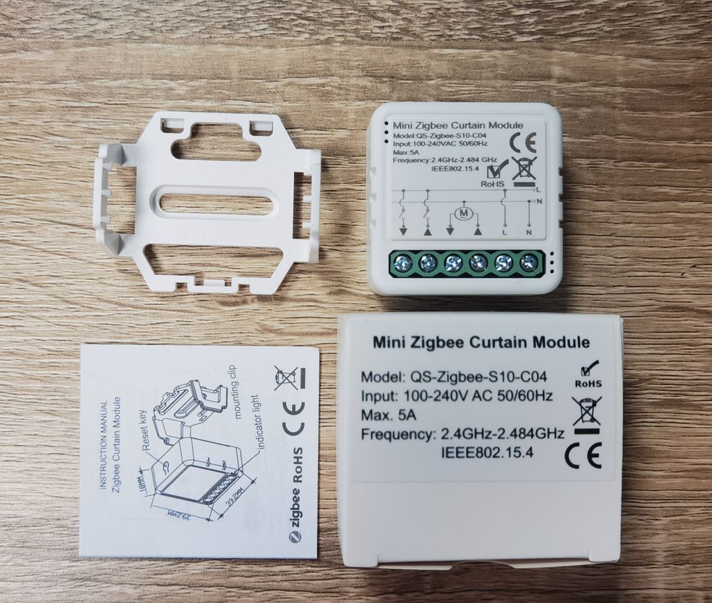 Tuya Zigbee Smart Curtain Switch-Modul Intelligentes Produktbild 11