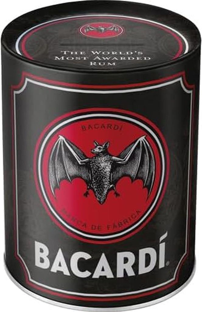 Nostalgic-Art - Peniaze - Bacardi - Logo Black Obrázok produktu 