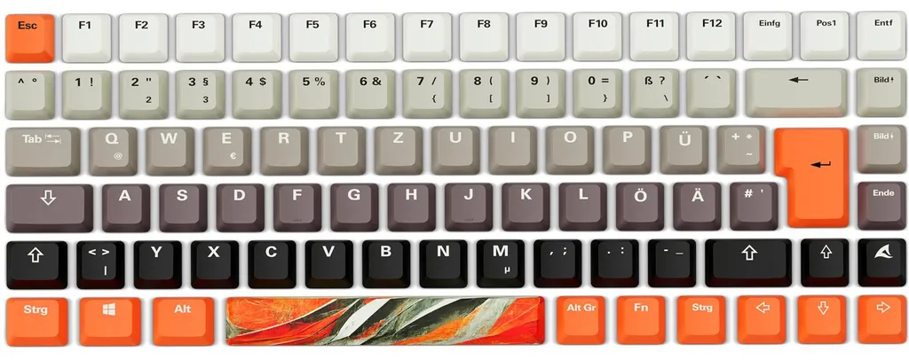 Sharkoon Skiller SGK50 S3 Design Bundle D6 Clavier et Tapis XXL Gris