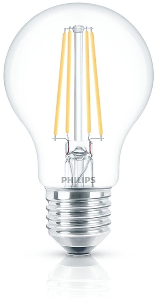 A clear product shot of an LED light bulb.