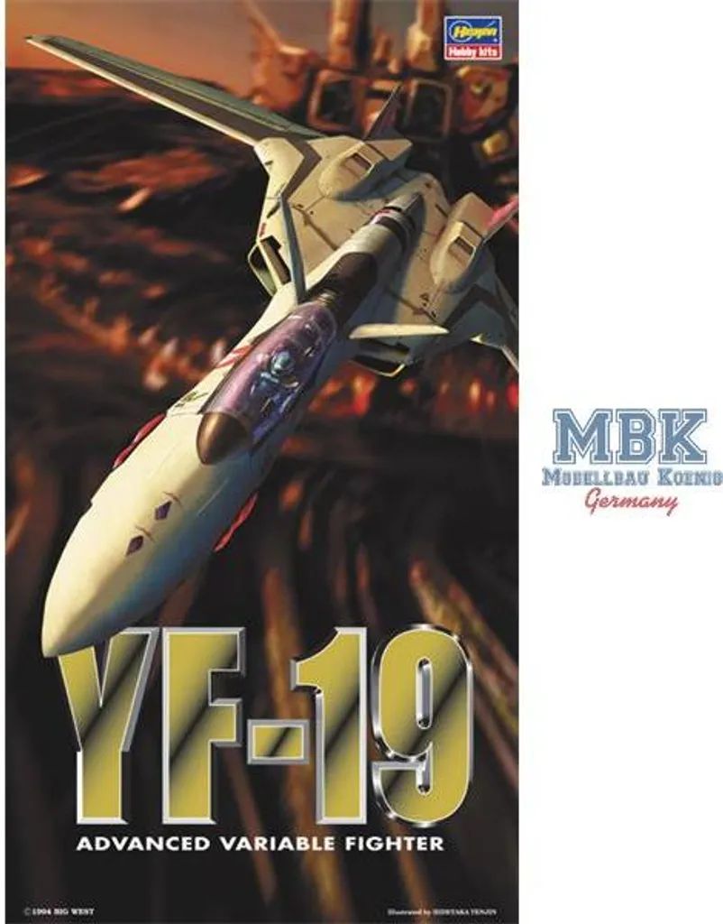 Hasegawa HAS65709 YF-19 Macross Plus Échelle 1/72 Maquette d'Avion