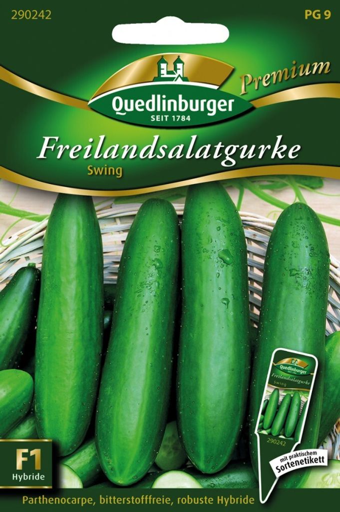 Artikelbild 1 von 'Freilandsalatgurke Swing F1' aus der Kategorie Freilandgurkensamen