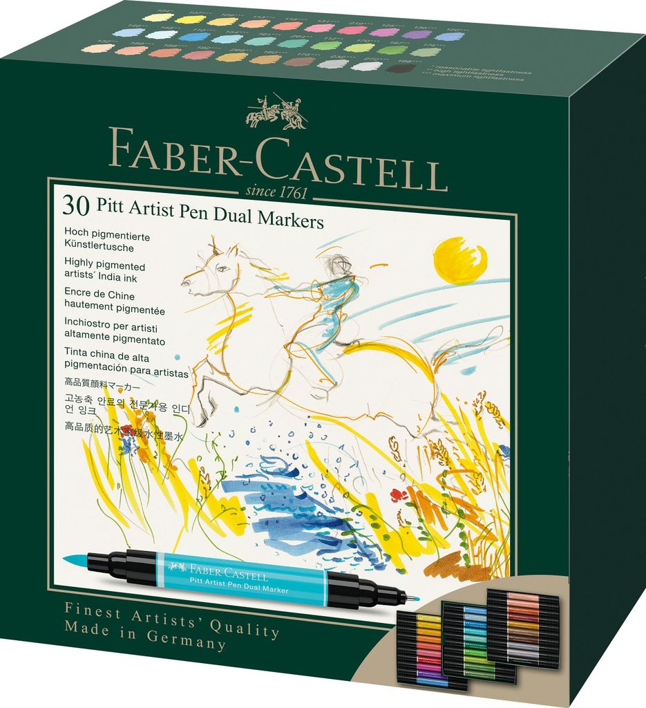 Faber Castell Tuschestift PAP Dual Marker 30er Etui Produktbild 