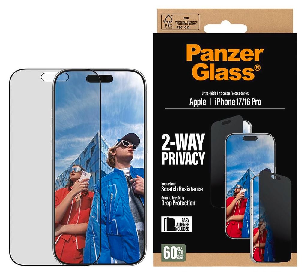 PanzerGlass ® 2-Way Privacy Screen Protector iPhone 17 | Zdjęcie produktu 