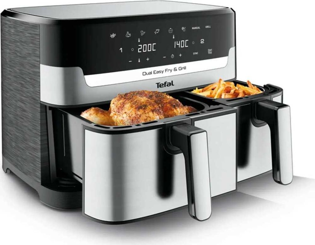 Tefal Dual Easy Fry & Grill EY905D, Frytkownica na gorące Zdjęcie produktu 