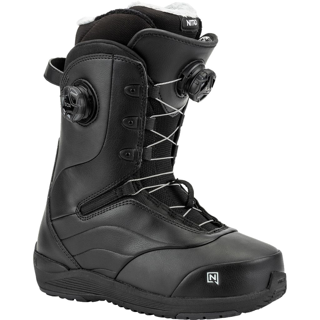 Nitro Damen Snowboardboot CROWN BOA, Größe:38 2/3, Farben:black