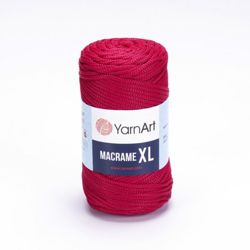 YarnArt Macrame XL příze 250 g / 100 m - barva 143 rubínová Obrázek produktu 