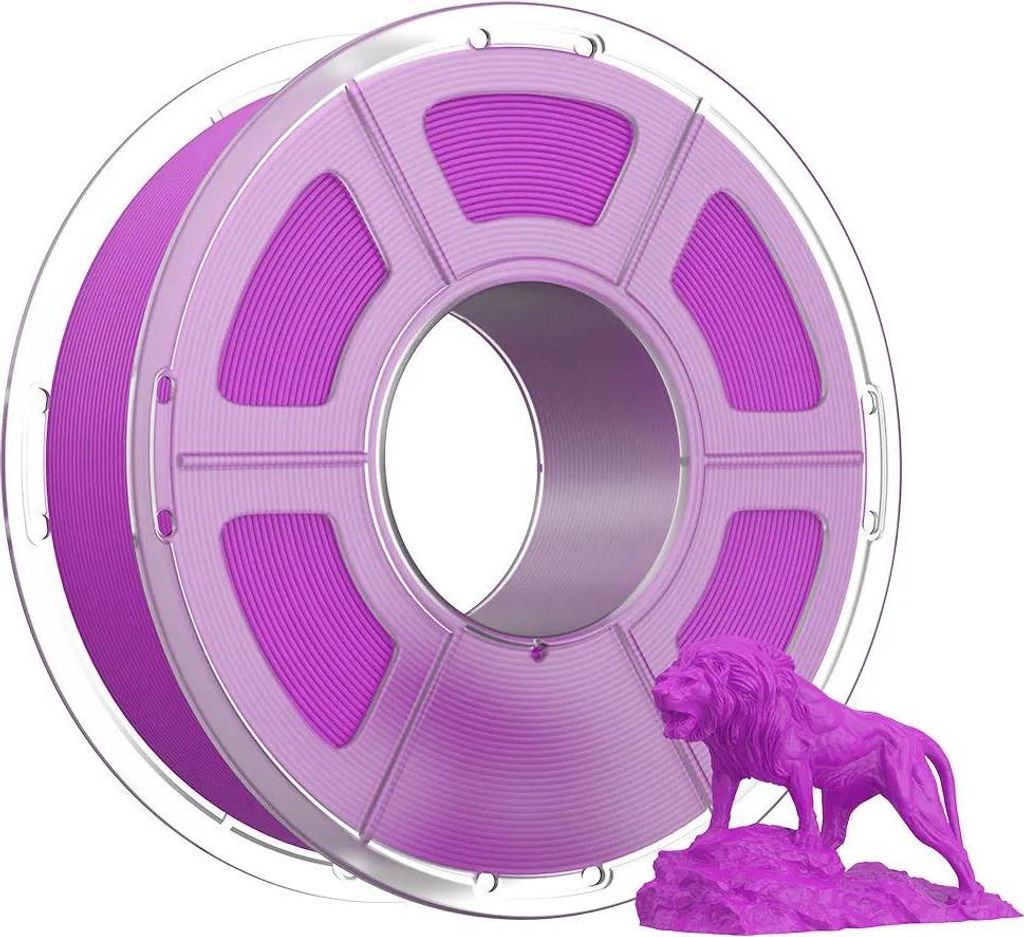 3D-Drucker-Filament - PLA 1,75 mm ±0,02 mm - Gewicht 1 kg - Geschwindigkeit 30–300 mm/s - 190–230°C, Heizbett 50–60°C - Blau