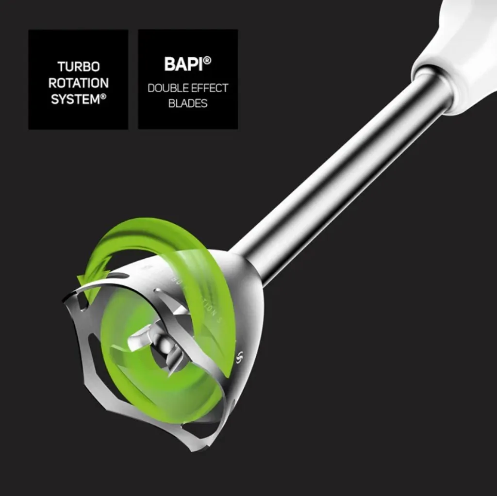 Taurus Bapi 1500 Premium XL Plus Mixeur Plongeant 1500W Inox