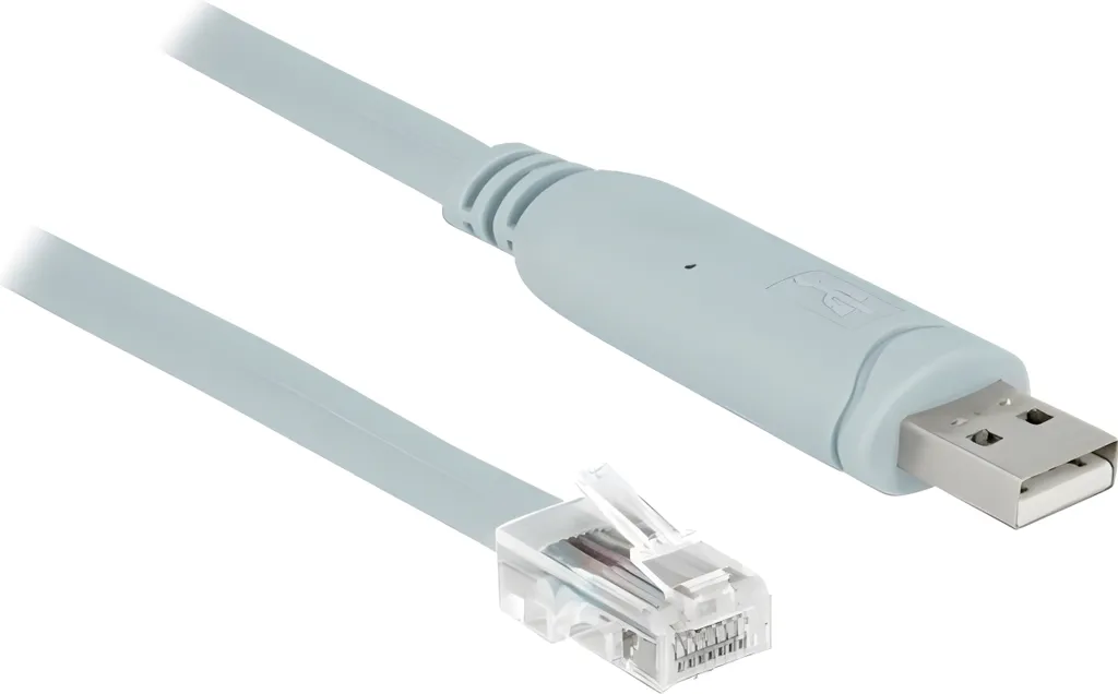 Câble de console USB vers RJ45 RS232 pour routeur et switch - 50 cm