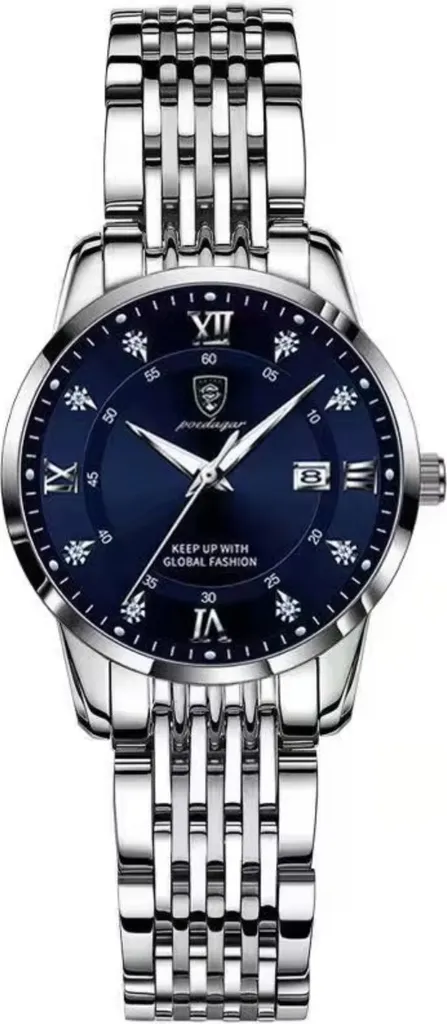 Montre Antirouille et Inoxydable POEDAGAR LA-35031 - Précision Longue Durée