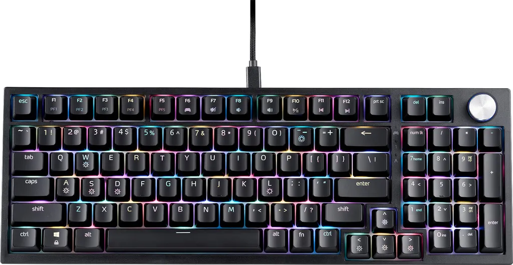 Clavier Gaming Mécanique XPG SORCERER Noir avec Disposition US QWERTY