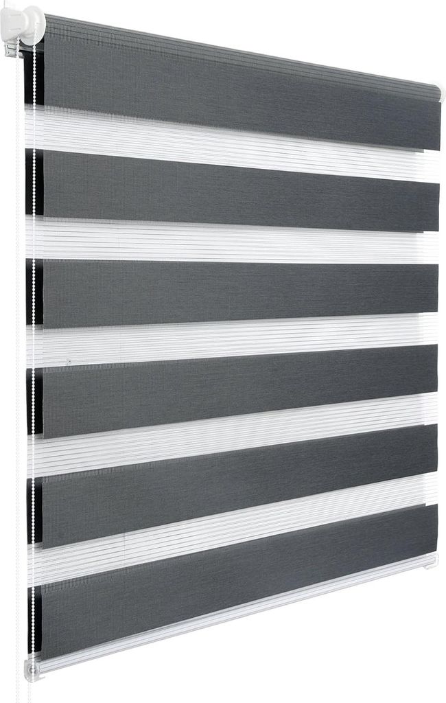 Doppel-Rollos Verdunkelnd 90x150cm - Kein Bohren Notwendig, Tag und Nacht