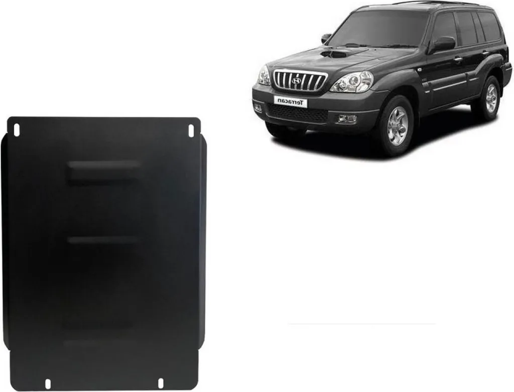 Sottoscocca in Acciaio Hyundai Terracan Protezione Cambio Blindata