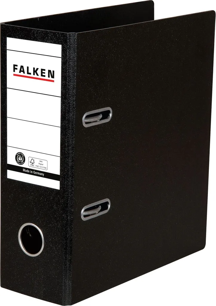 Organisez vos Documents A5 : Lot 20 Classeurs à Levier Falken Noir Rigide
