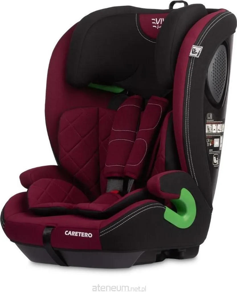 Siège auto i-Size Vivo 76-150cm : Sécurité et Confort Longue Durée Rouge