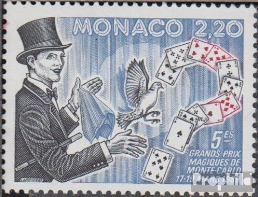 Briefmarken Monaco 1989 Mi 1904 (kompl.Ausg.) postfrisch Grand Prix der Zauberkunst