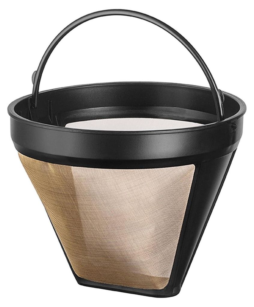 Goldfarbener Permanent-Kaffeefilter Produktbild 