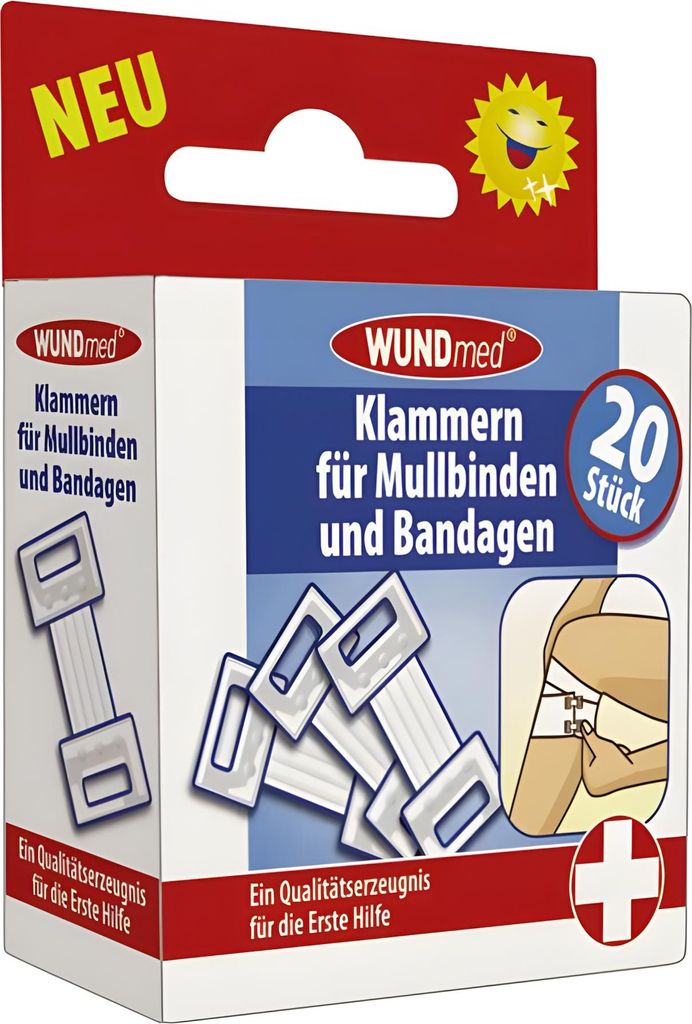 Klammern für Mullbinden und Bandagen 20er Produktbild 