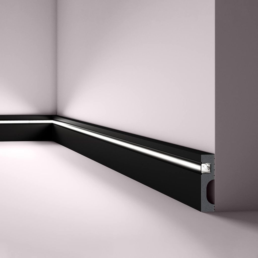 NMC IL11 BLACK WALLSTYL Plinthe Moulure décorative Moulure Image du produit 
