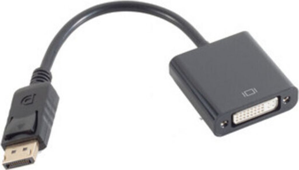 Adapter, Displayport Stecker 1.2/ DVI 24+5 Buchse