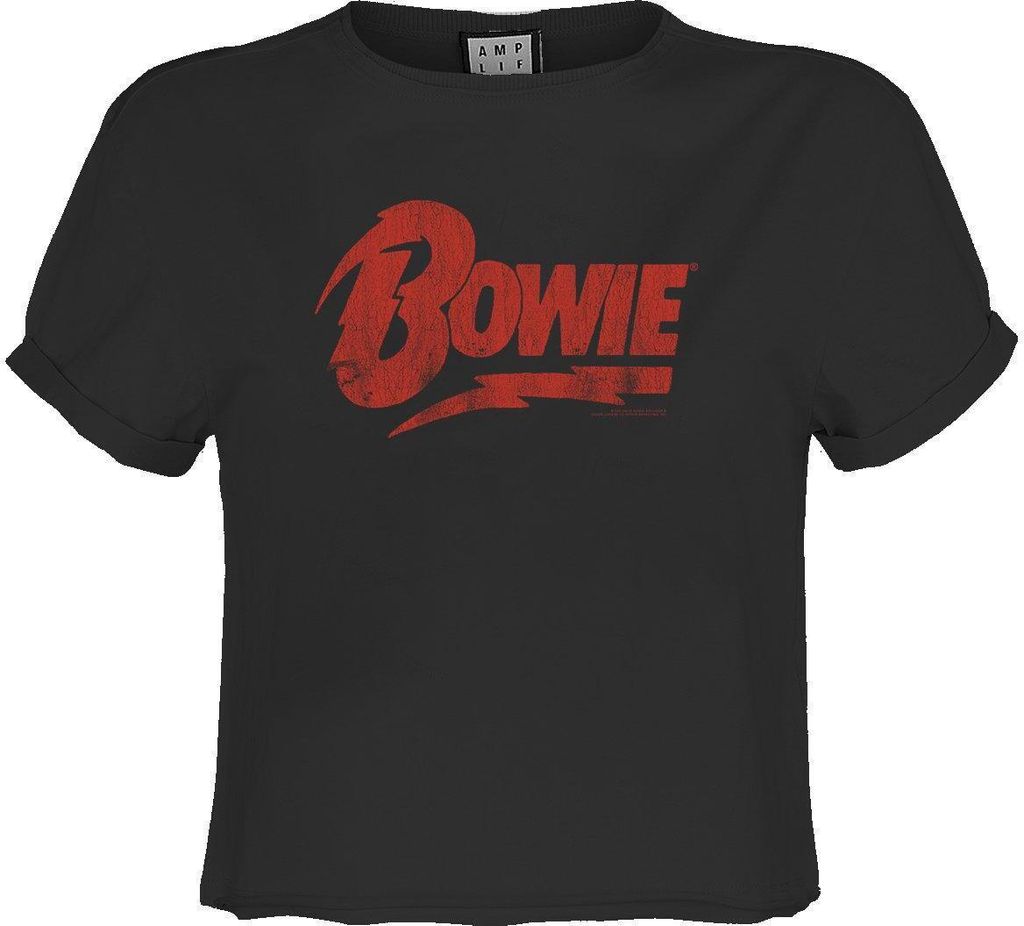 Amplified - T-Shirt Logo für Damen GD647 (L) (Holzkohle/Rot)