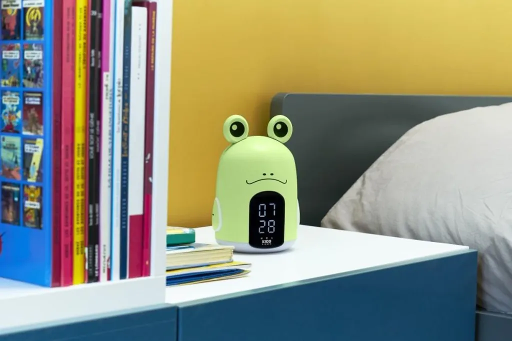 Réveil Éducatif Lapin pour Enfant avec LED Bleu et Alarmes Buzzers - 11