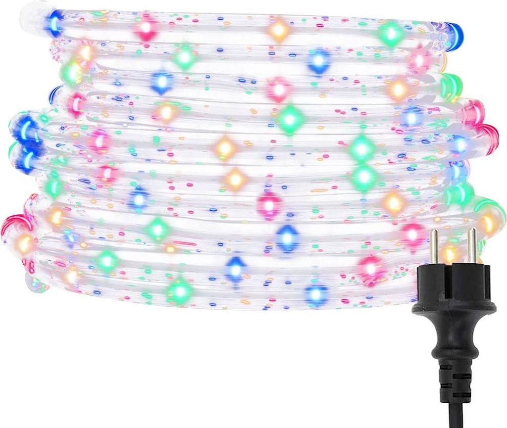 vidaXL Lichtschlauch 240 LEDs Mehrfarbig 10 m PVC