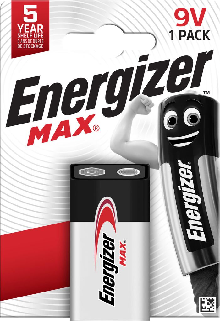Alkaline-Batterie 9 V Max, 9 V, ENERGIZER