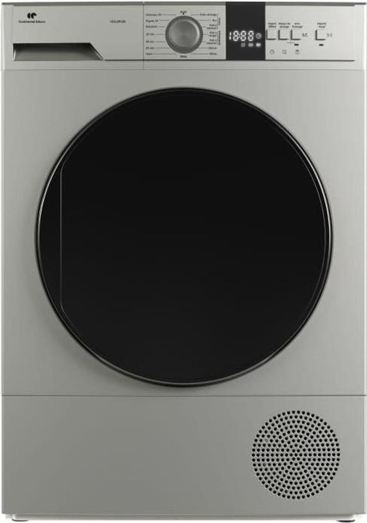 CONTINENTAL EDISON CESL8PCBS Wäschetrockner mit Wärmepumpe 8 kg 60 cm Silber