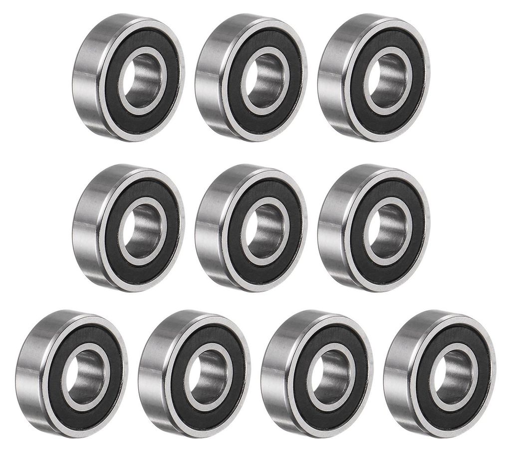 10 Stš¹ck R4-2RS Rillenkugellager, 1/4" x 5/8" x 10/51" Chromstahl Z2 Doppelt gummierte Lager