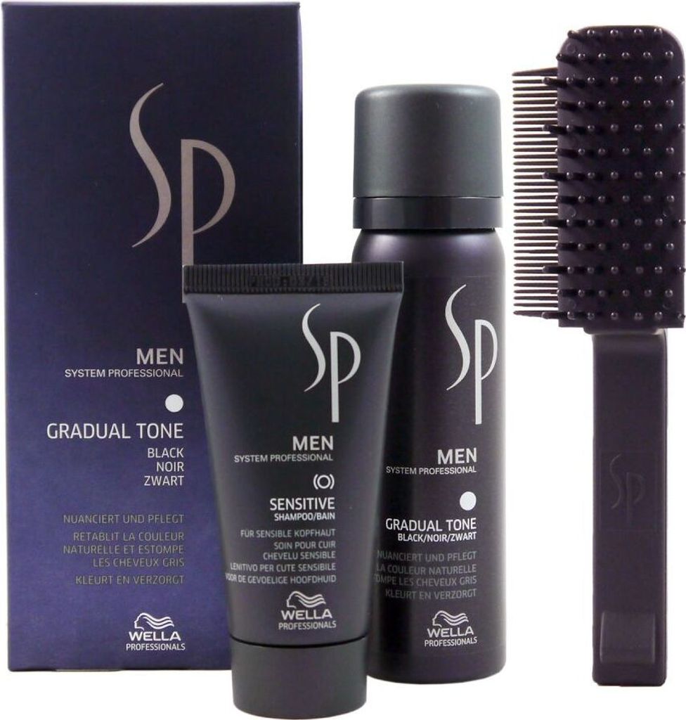 Wella Professionals Sp Men Gradual Tone Black 60 Ml Produktbild 