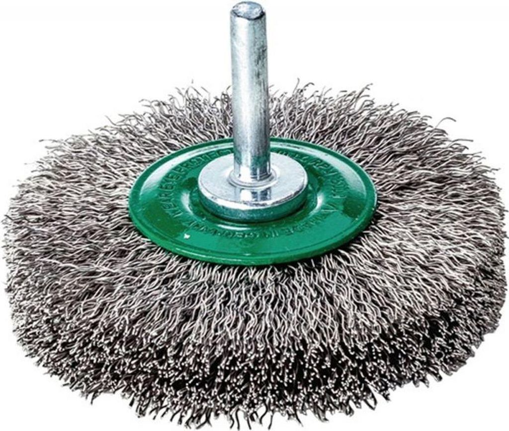Lessmann Schaftrundbürste Ø80 mm VA 19 mm 15.000 min-¹ - 418363