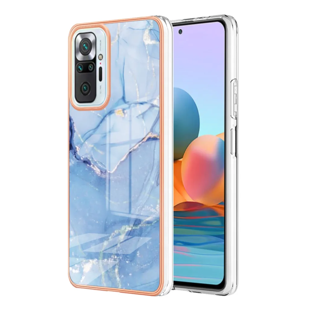 Custodia per Redmi Note 10 Pro / Max - Cover Silicone Morbida Blu