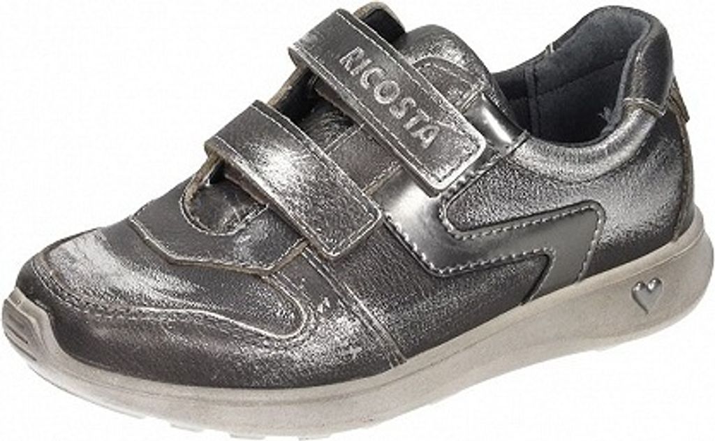 430783 RICOSTA Mädchen Schuhe Grau – Geschlossen mit Klettverschluss, Gr. 35