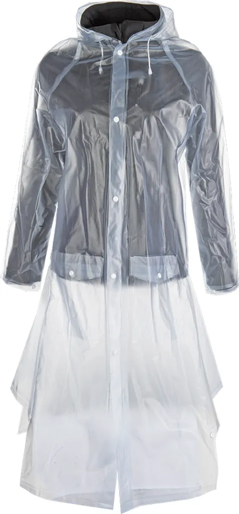 Coupe-vent de pluie transparent fentes latérales pour vélo taille S