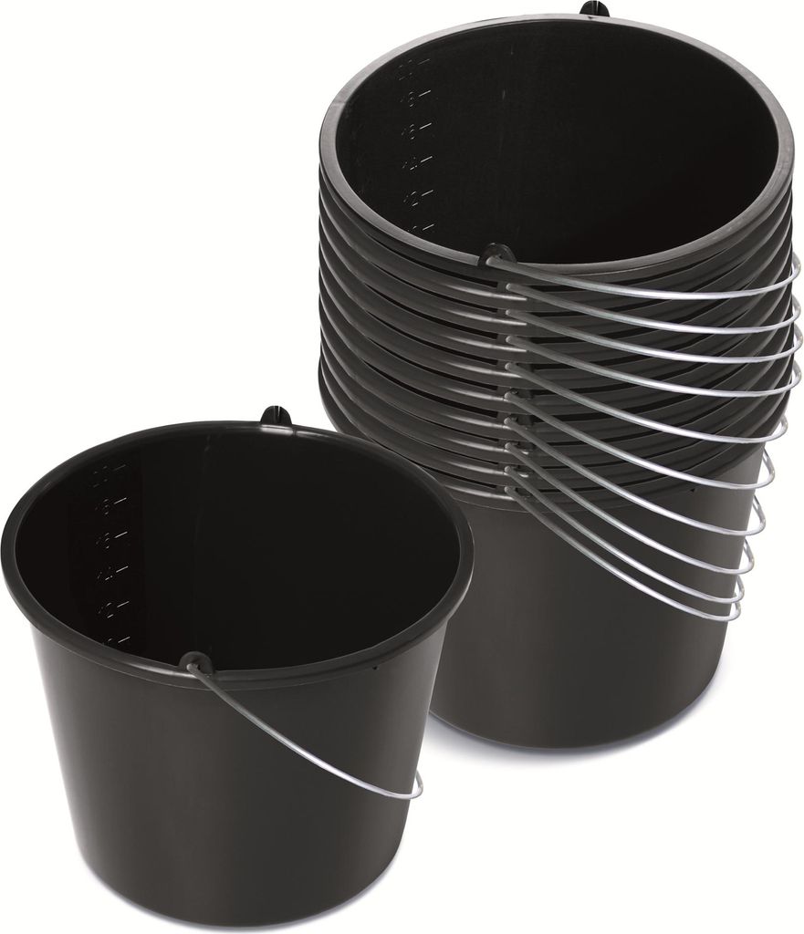 Kistenberg Baueimer 20 L 10er Set Mörteleimer Eimer Produktbild 