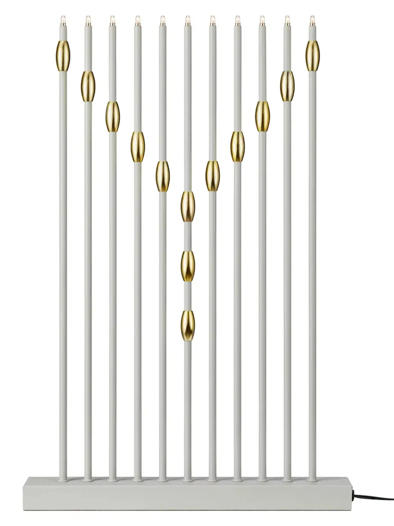 Lampe de chevet dorée et blanche NECKLACE Markslojd chic et épurée