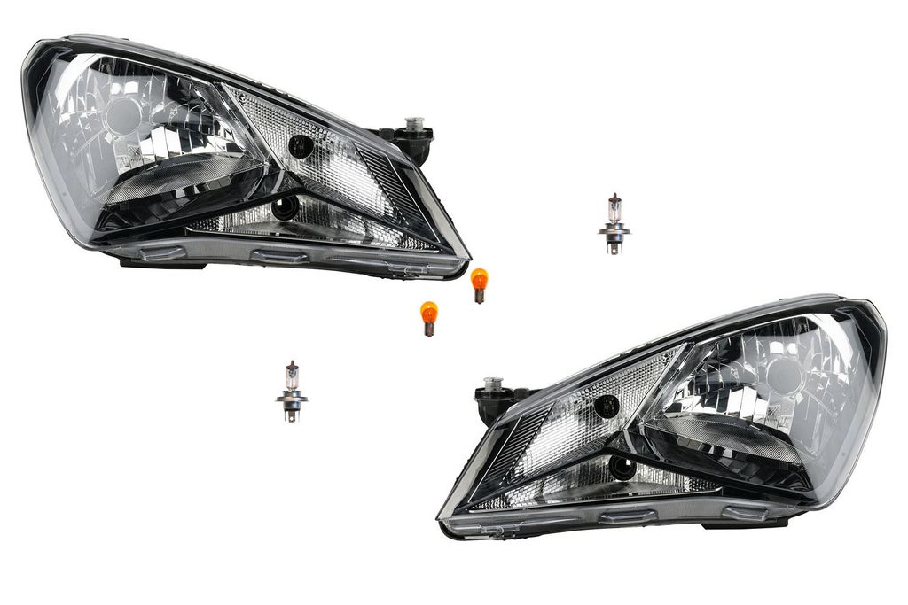 Johns, Scheinwerfer Halogen passend für Seat MII 10/11- m. Leuchtmit.n Set Links Rechts 1SL941015F 1SL941016F