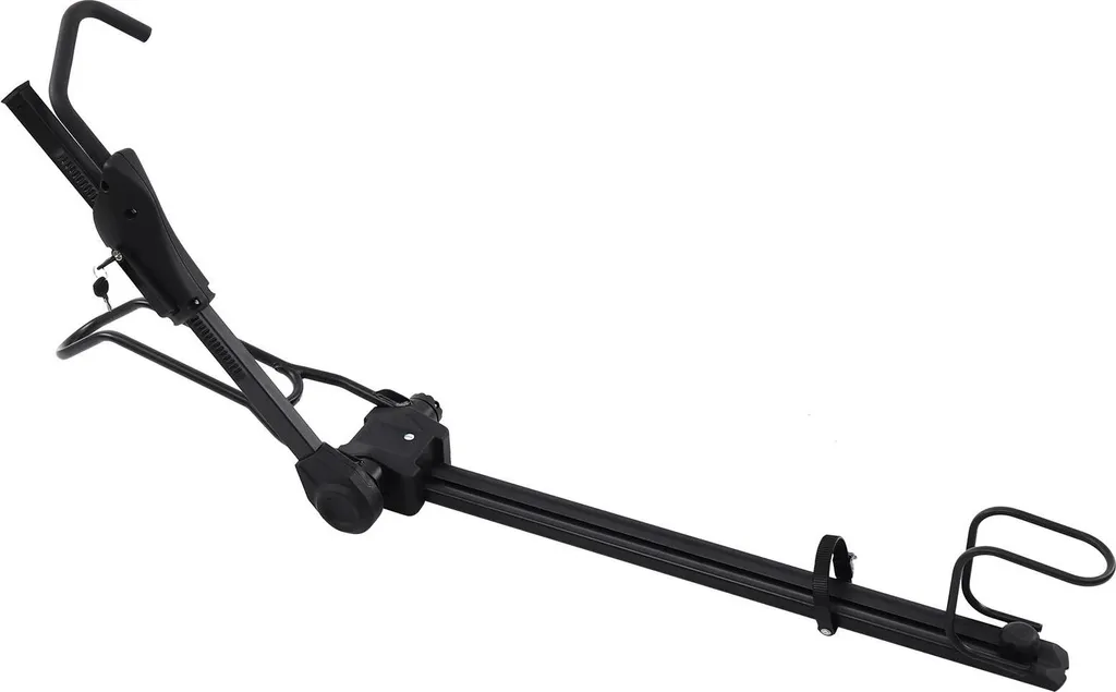 Porte-vélo vertical pour barres de toit universelles réglable 75-98 cm