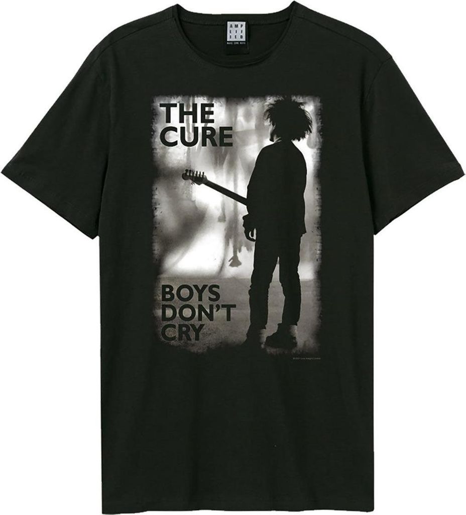Amplified - "Boys Don ́t Cry" T-Shirt für Herren/Damen Uni GD3485 (XS) (Schwarz)