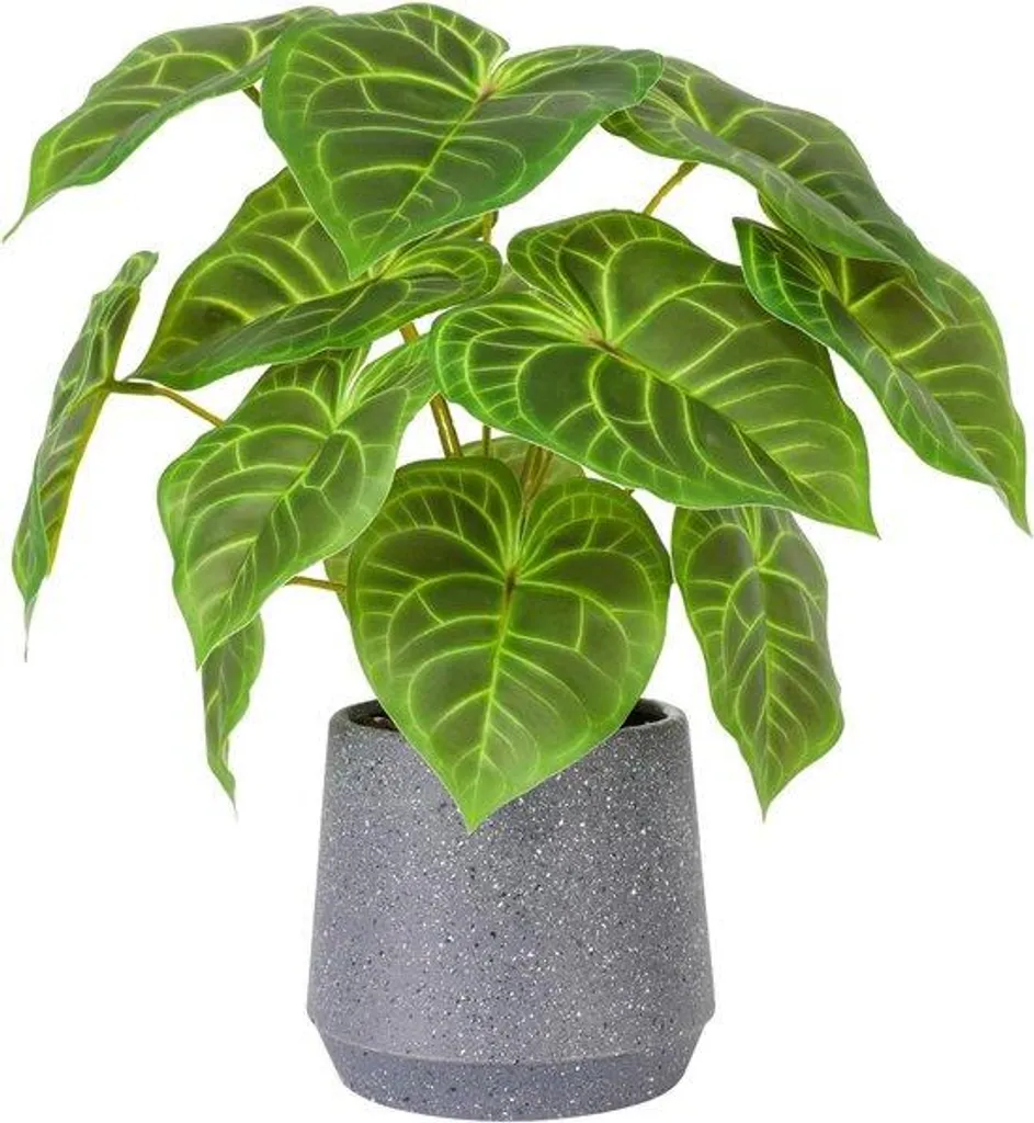 Plante artificielle pot vert 35 cm - Décoration réaliste salon et bureau