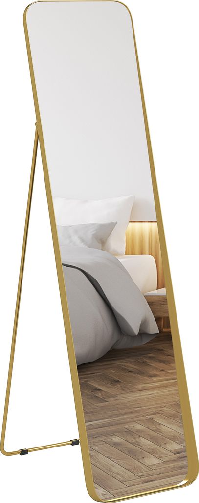 Lustro HOMCOM o pełnej długości, 160 x 40 cm, stożkowe, Zdjęcie produktu 