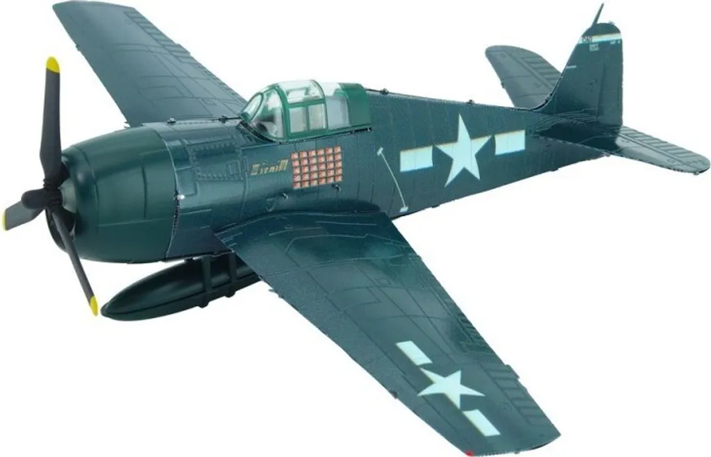 Maquette d'avion Hellcat F6F Puzzle 3D Métal Kit Construction Adulte