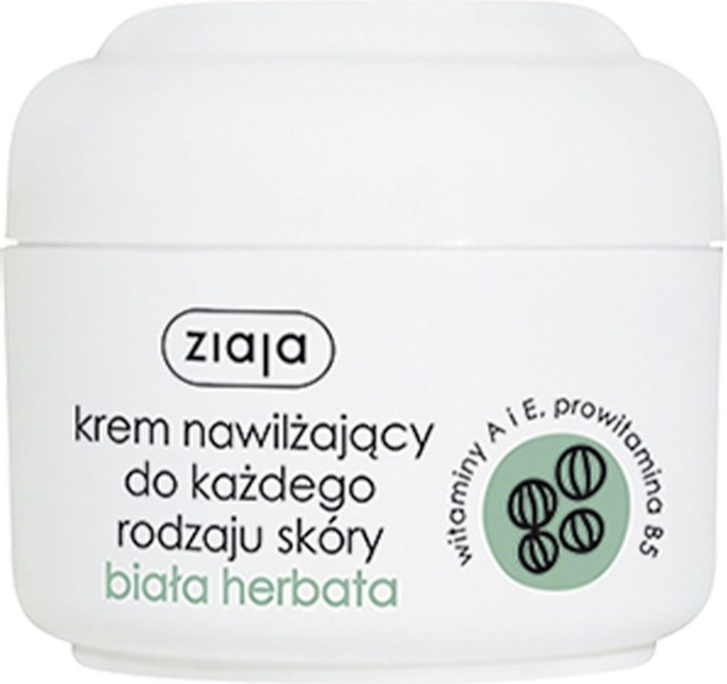 Ziaja Krem nawilżający Biała Herbata, 50 ml Zdjęcie produktu 