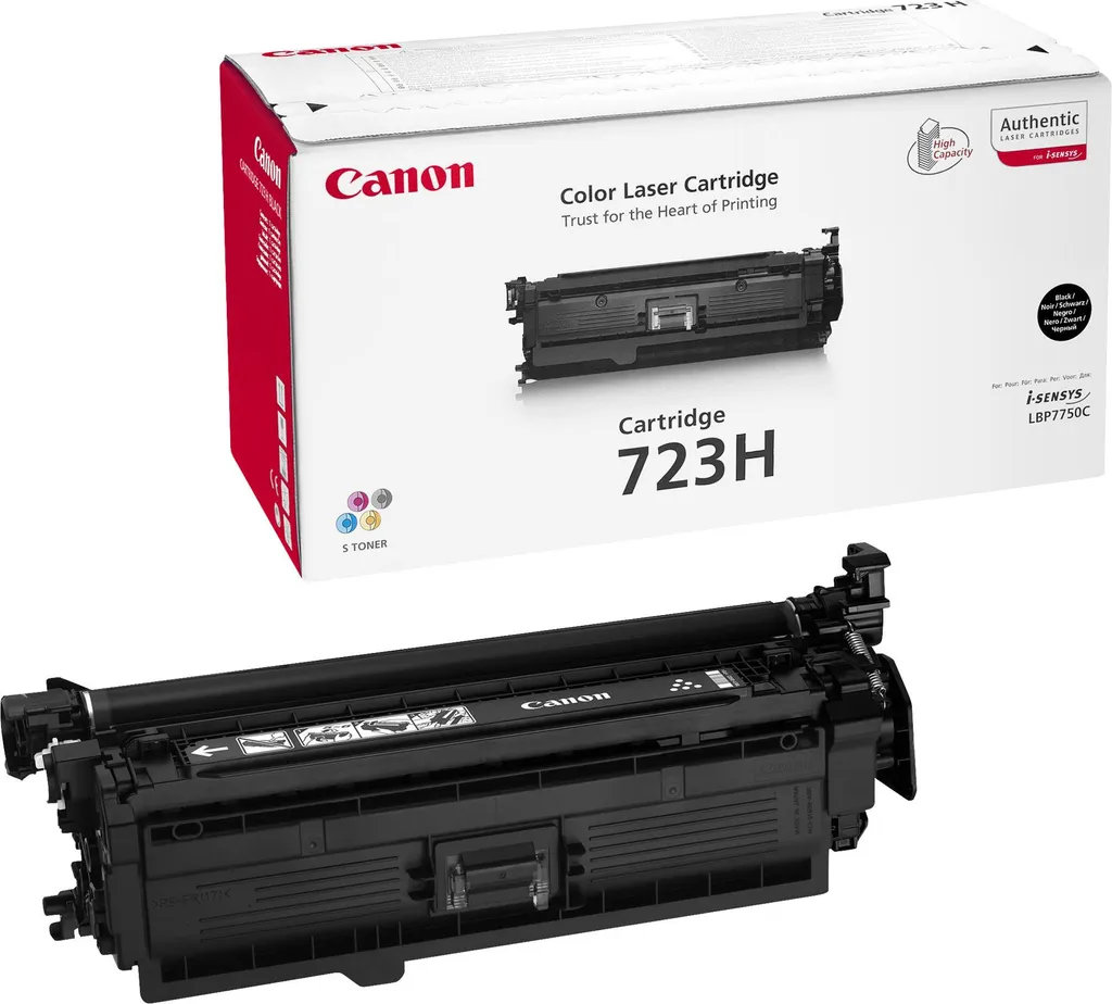 Canon 723H BK Cartouche de Toner Noir Original pour Imprimante LBP