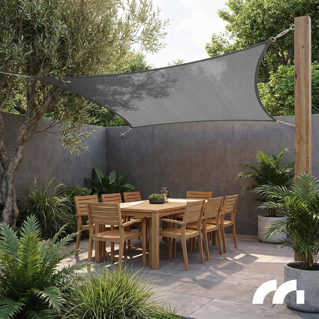 Sonnensegel Rechteckig 2x3m Sonnenschutz Wasserdicht Garten