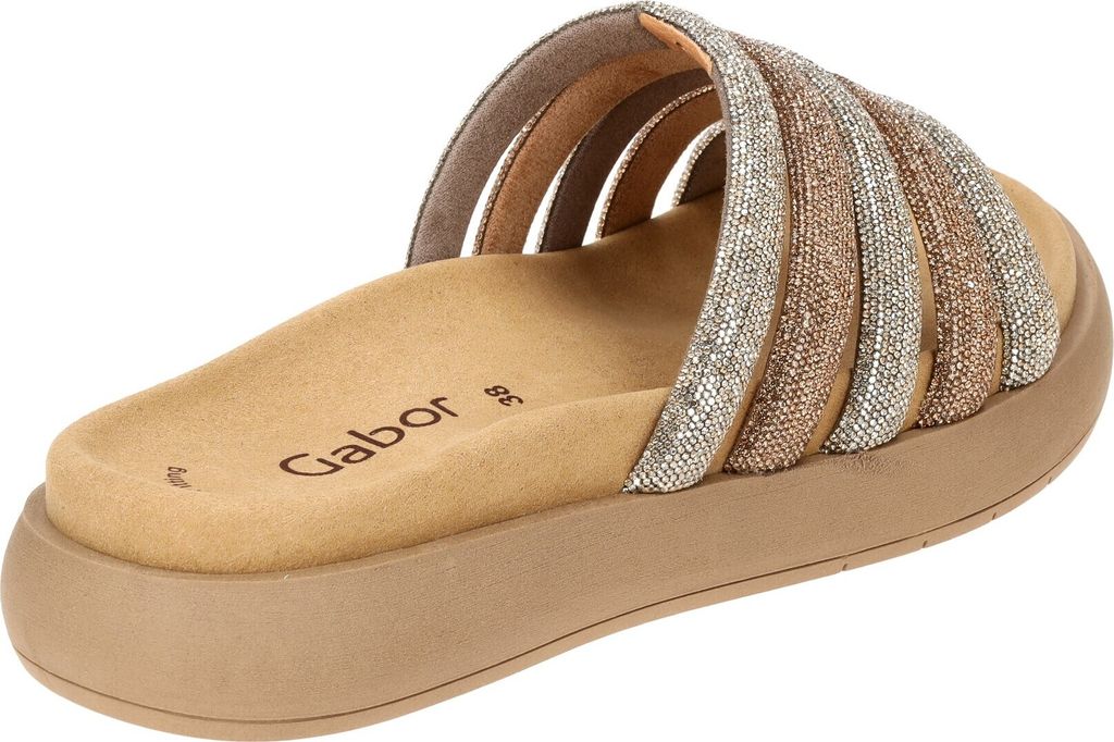 Gabor Klassische Pantoletten Damen 31373838333939 Gold 38 Produktbild 21