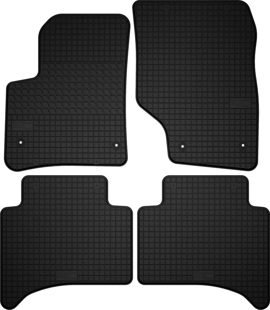 Wielganizator Gummi Fußmatten Passend Für: Volkswagen Touareg I (2002-2010) Passgenau Gummimatten